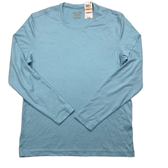 Tasso Elba Other - Tasso Elba Men's Solid Crewneck Long Sleeve T-Shirt Size S